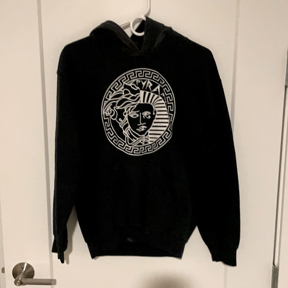 Black streetwear style hoodie